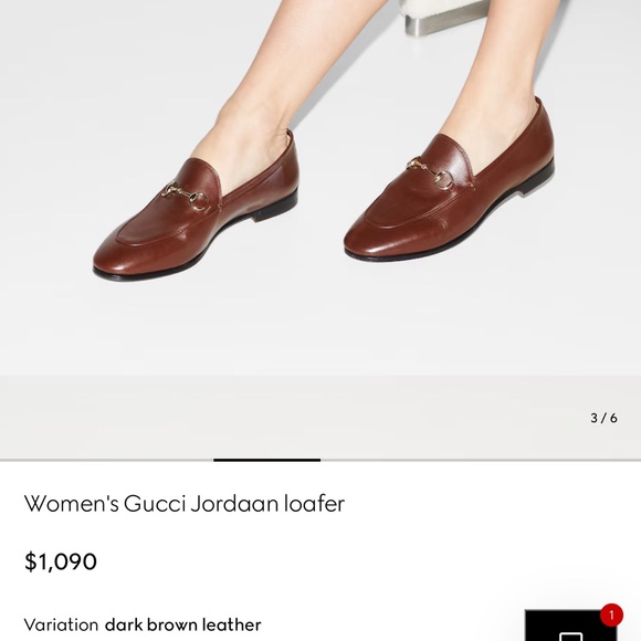 Gucci Jordaan Loafer in Dark Brown New with Box - Picture 12 of 12